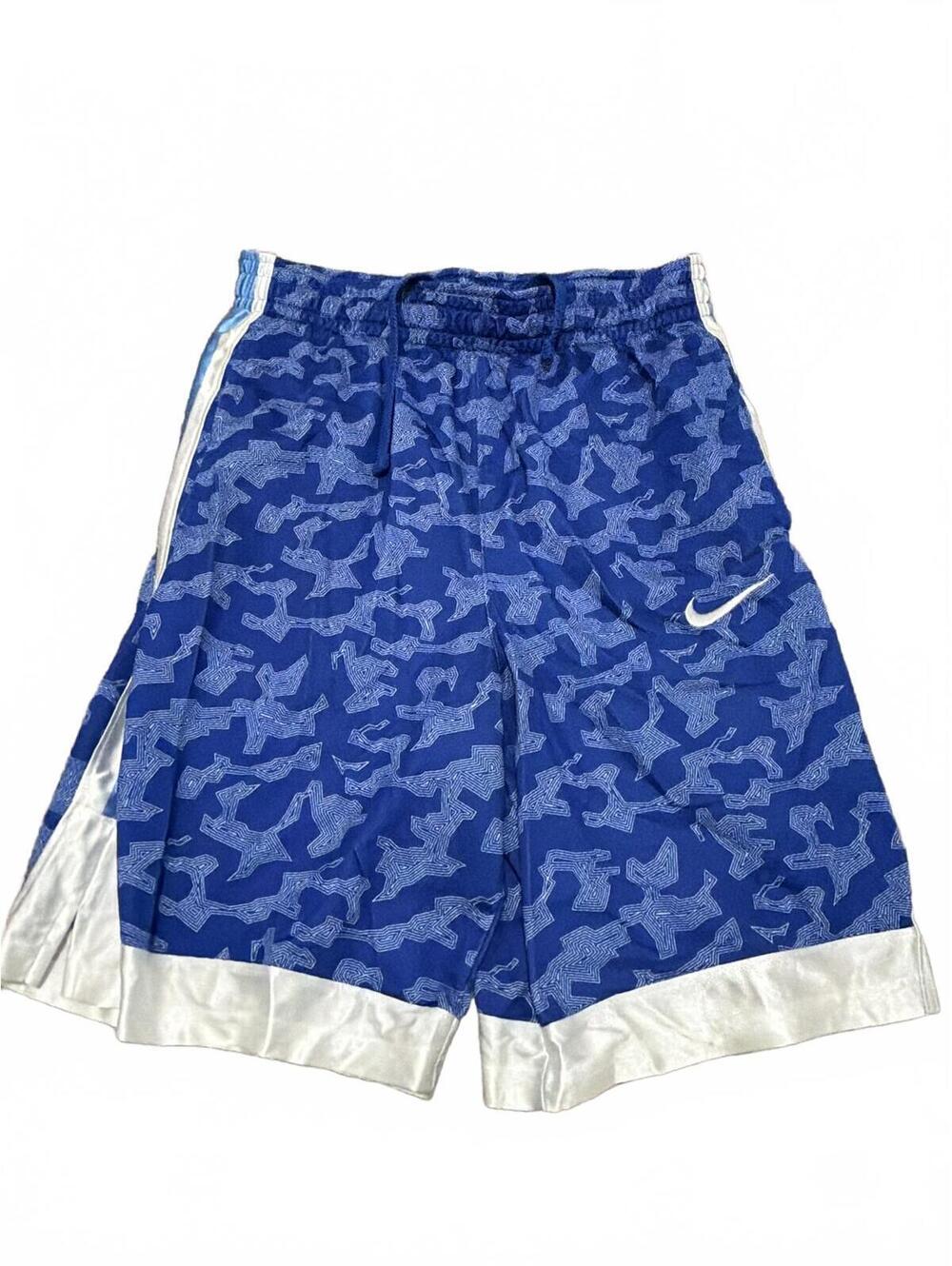 Nike Boys Blue Camo Basketball Shorts XL